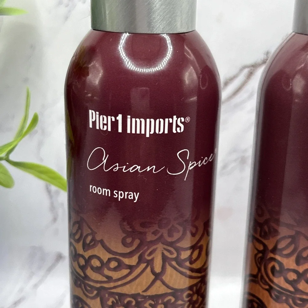 2-BRAND NEW PIER 1 ASIAN SPICE ROOM SPRAY 6oz Discontinued Rare
